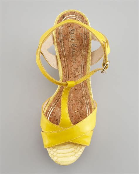 ladies yellow sandals