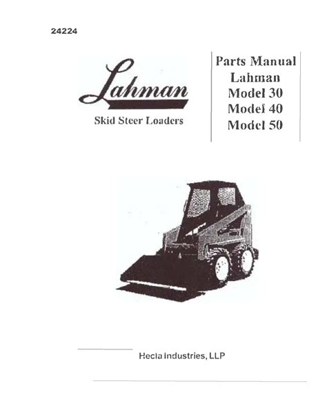 lahman skid loader service manual Doc
