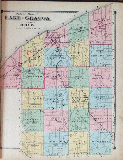 lake or geagua counties oh street map Doc