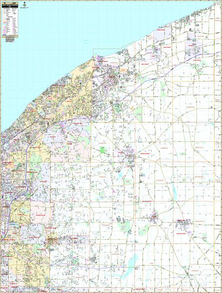 lake or geagua counties oh street map Doc