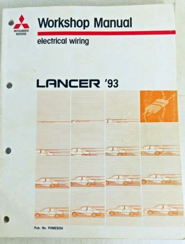 lancer 93 electrical wiring Kindle Editon