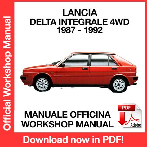 lancia delta integrale workshop manual Ebook PDF