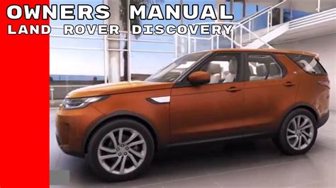 land rover cars for user guide PDF