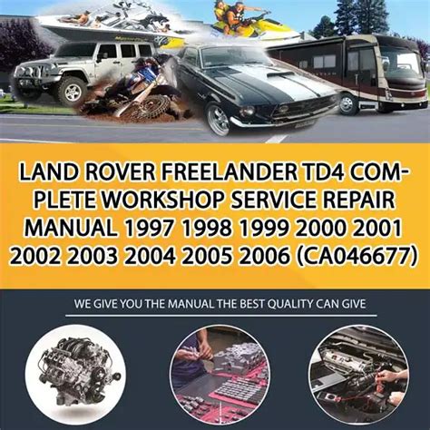 land rover freelander td4 workshop manual download PDF