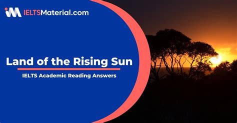 land-of-the-rising-sun-ielts-answers Ebook Kindle Editon