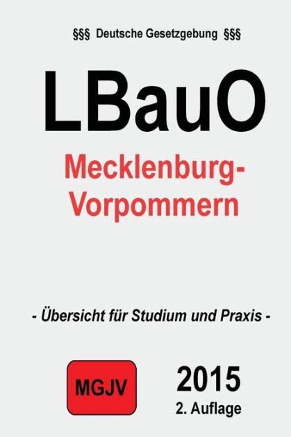 landesbauordnung mecklenburg vorpommern lbo groelsv verlag ebook PDF