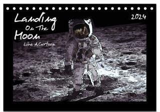 landing moon like cartoon tischkalender Doc