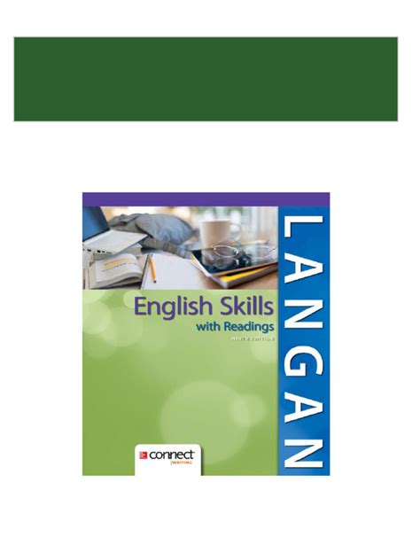 langan english skills with readings 8th edition download Reader