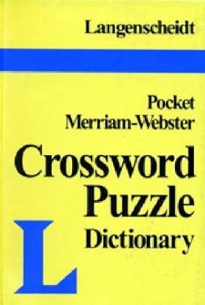 langenscheidts pocket crossword puzzle dictionary Reader