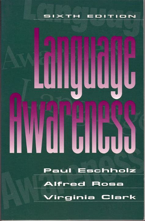 language awareness by eschholz Doc