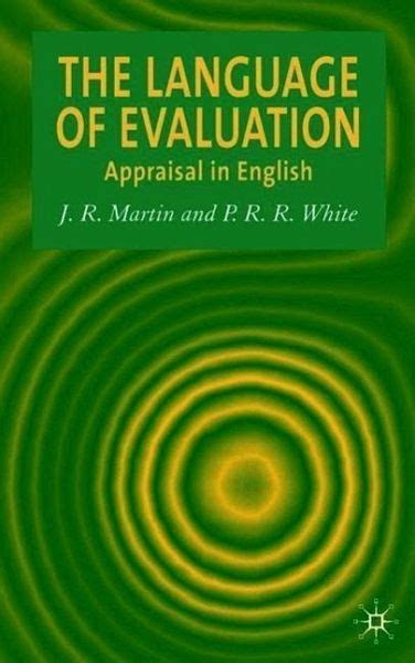 language of evaluation appraisal in english Kindle Editon
