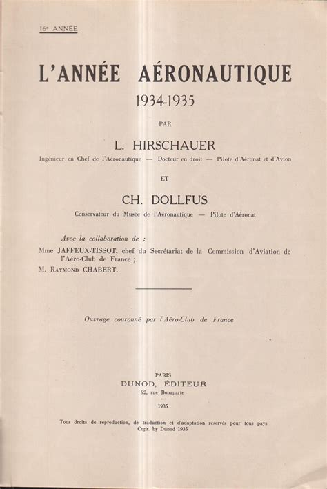 lannee aeronautique 19381939 book Doc
