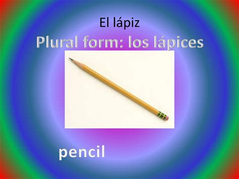 lapiz plural