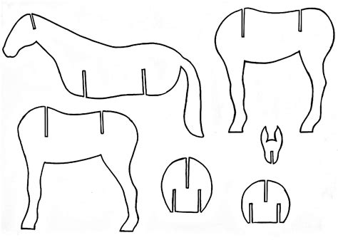 large horse paper cutouts Kindle Editon