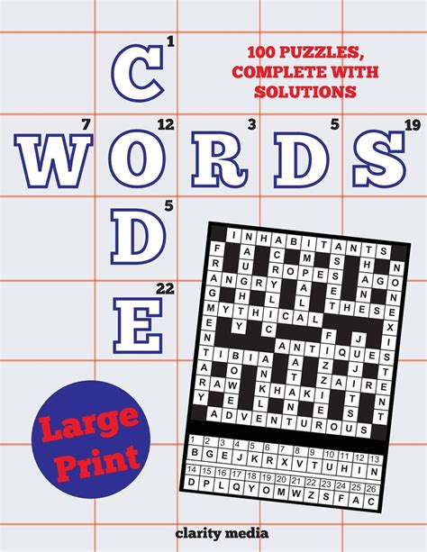 large print code words 100 new code word puzzles in large print Doc