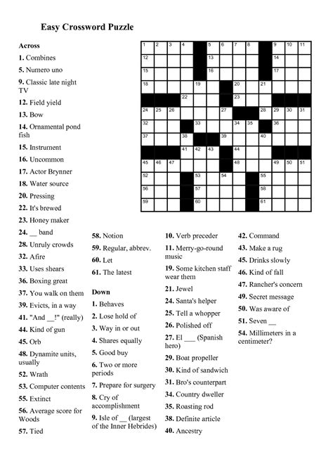 large print easy monday crosswords 2 large print crosswords Doc