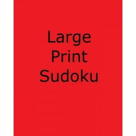 large print sudoku volume 5 fun easy to read sudoku puzzles Reader