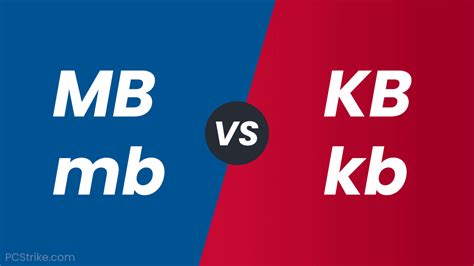 larger mb or kb