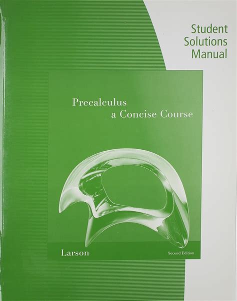 larson hostetler precalculus student solutions manual Epub