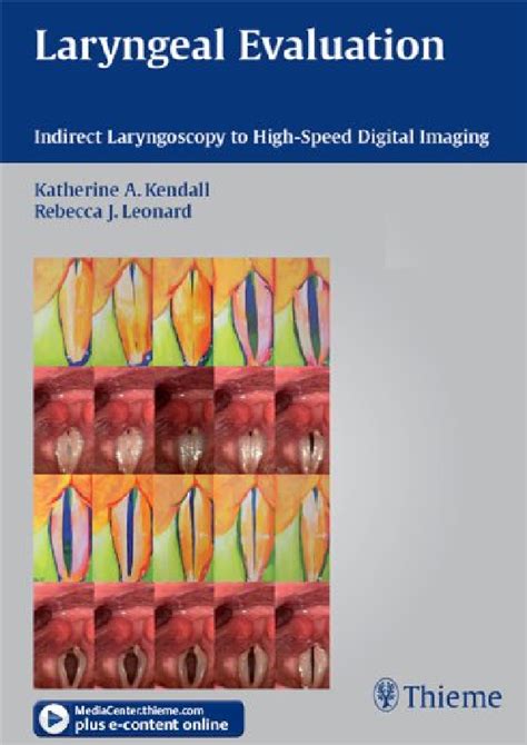 laryngeal evaluation indirect laryngoscopy to high speed digital imaging Epub