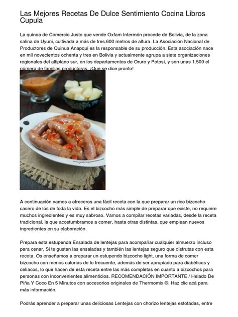 las mejores recetas de dulce sentimiento cocina Reader