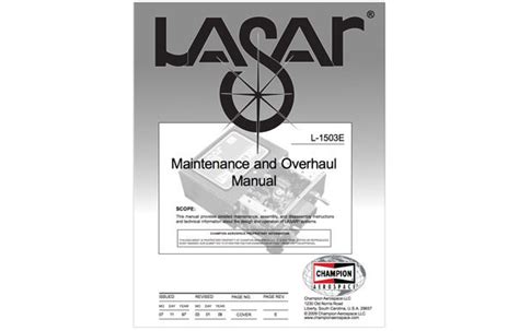 lasar magneto maintenance overhaul manual l1503 Kindle Editon