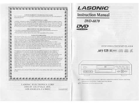 lasonic dvd 7070 manual pdf Reader