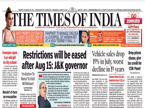 last 7 days news headlines in india