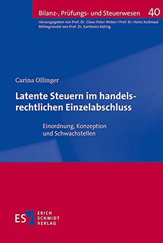 latente steuern handelsrechtlichen einzelabschluss schwachstellen Epub