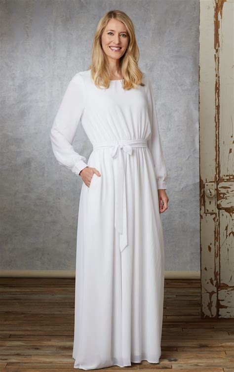 latter day saint temple dresses