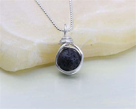 lava stone necklace