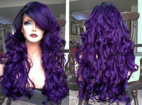 lavender lace front wigs