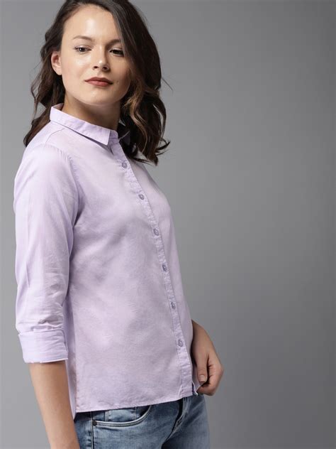 lavender shirt women