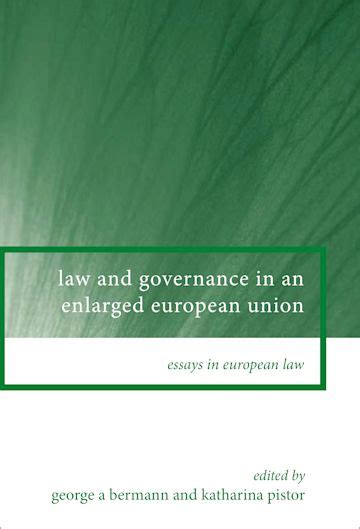 law and governance in an enlarged european union law and governance in an enlarged european union Kindle Editon