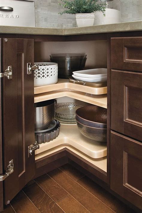 lazy susan corner base cabinet