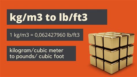 lbs/ft3 to kg/m3