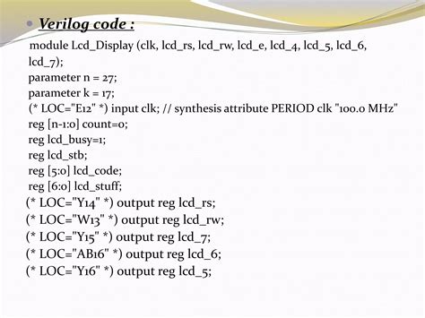 lcd display using verilog code pdf Epub