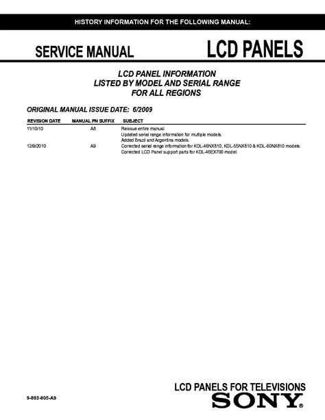 lcd panel service manual Reader