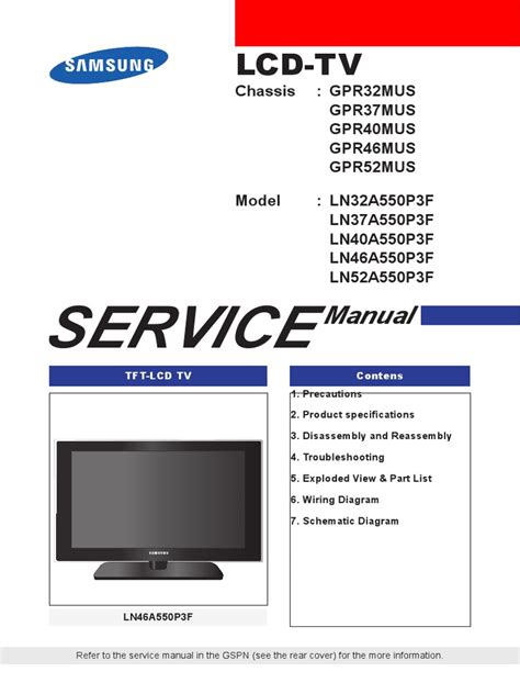 lcd tv service manual pdf Doc