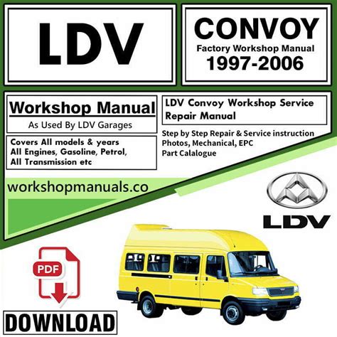 ldv convoy workshop manual guides Epub