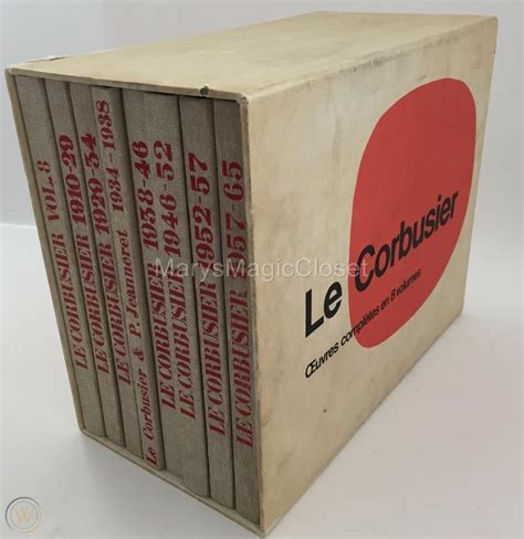 le corbusier complete works oeuvre complete in eight volumes Kindle Editon