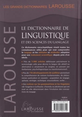 le dictionnaire de linguistique et des Epub