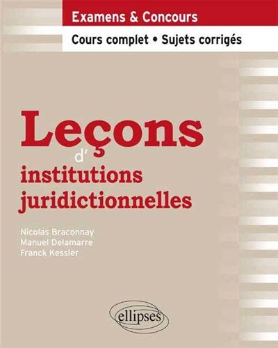 le ons dinstitutions juridictionnelles nicolas braconnay Doc