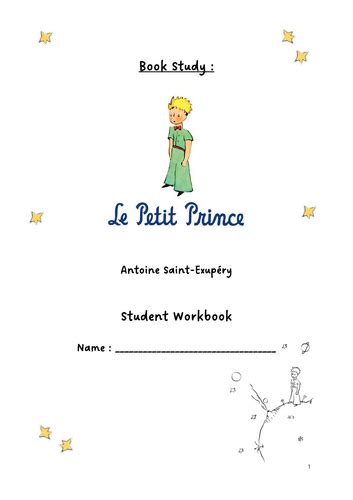 le petit prince workbook answers Kindle Editon