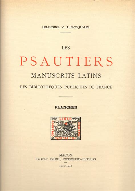 le psautier romain et les autres anciens psautiers latins PDF