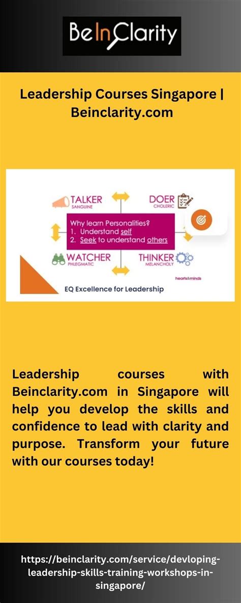 leadership courses singapore