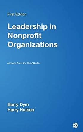 leadership in nonprofit organizations lessons from the third sector Epub