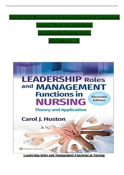 leadership roles and management functions in nursing test bank Reader