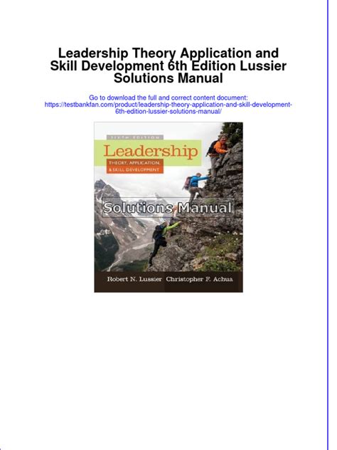 leadership theory application and skill development Kindle Editon