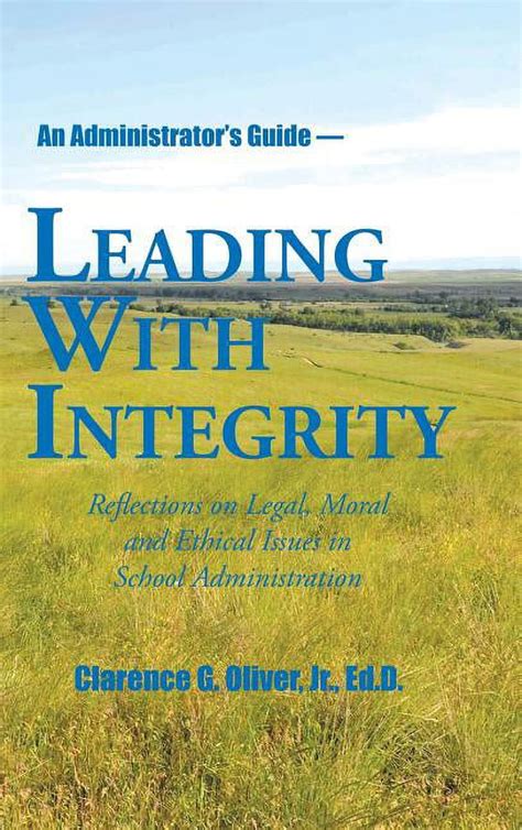 leading integrity reflections ethical administration PDF